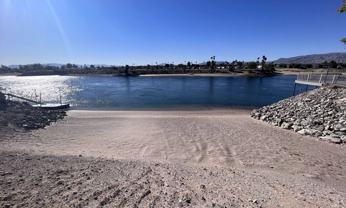 Needles House | Back House River front lot with Beach and Launch