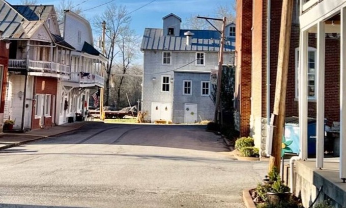 Bonnots Mill Apartment | Bank Loft with Original Vault in River Town