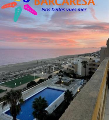 Le Barcares Apartment | Barcaresa-Brillant appartement vue mer piscine