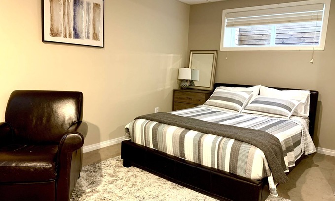 Dawson Creek Apartment | Basement Studio with Separate Entrance