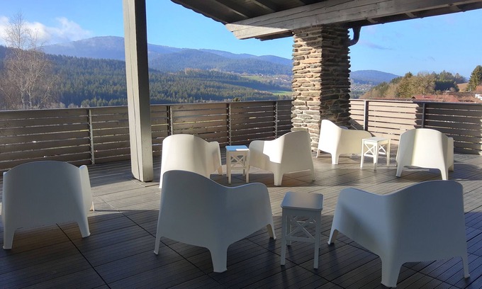 Lam Apartment | BayVista, the Bavarian Forest Lodge: 2-room apartment balcony/mountain view