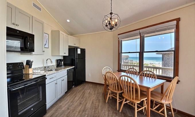 Buxton Cottage | Beach Break Cottage- Excellent Ocean Views- Steps to Beach- Community Pool