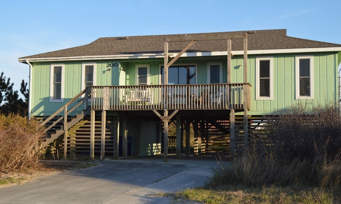 South Nags Head House | Beach? We gotcha Beach-oceanside, only steps from uncrowded beautiful beach