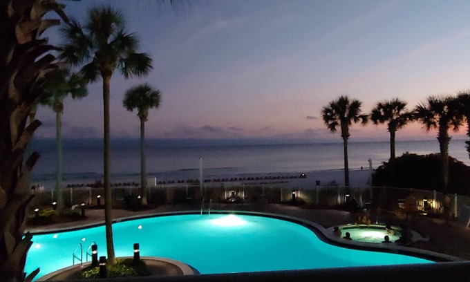Panama City Beach Condo | BEACHFRONT 2nd floor Spectacular Condo 2 BR/2 BA Sleeps 8 Adults!