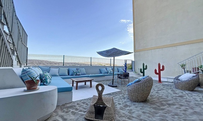 Carnon-Plage Apartment | Beachfront F3 Apartment with Parking in Carnon, Renovated, Direct Beach Access, Terraces, and Chic Decor