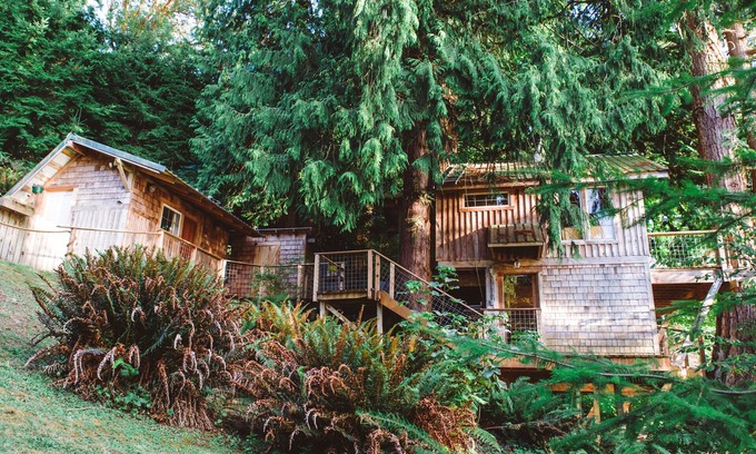 South Colby Cabin | Beachfront Treehouse in the Heart of Puget Sound