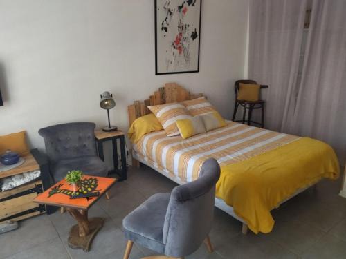 Convention Apartment | Beau studio refait a neuf centre ville avec clim balcon