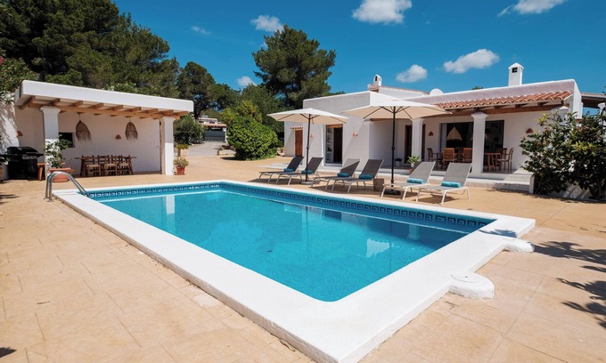 Sant Joan de Labritja Villa | Beautiful Villa Can Joan Durban with Pool, Air Conditioning