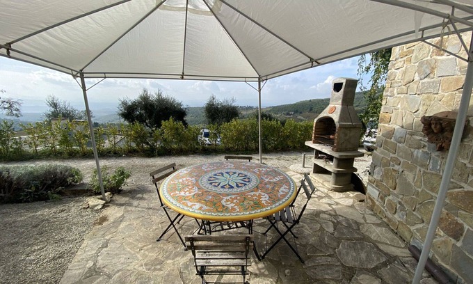 Castellina in Chianti House | Beautiful private villa with A/C, WIFI, TV, terrace, pets allowed, panoramic view and parking