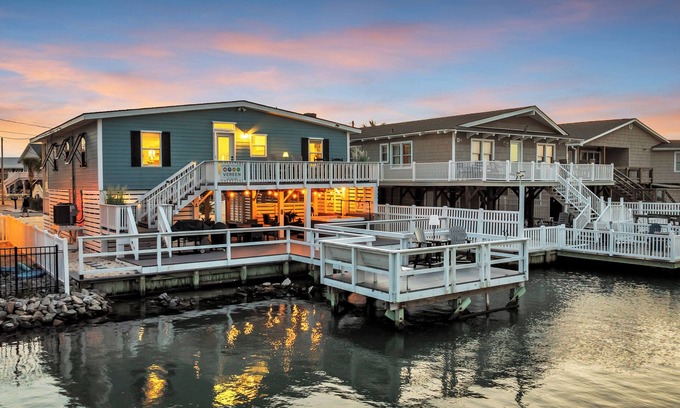 North Myrtle Beach House | Beautiful 4BD Channel Home-Hot Tub-Pet Friendly-Walk2Beach