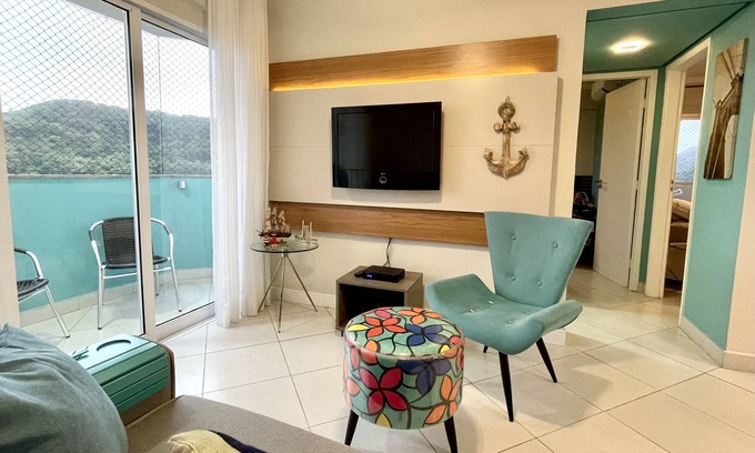Tombo Apartment | Beautiful apartment in Praia do Tombo | Gourmet balcony | Swimming pool | Air | WIFI | King bed