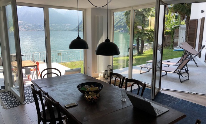 Claino Con Osteno House | Beautiful cottage on the lake - private lake access and beautiful views