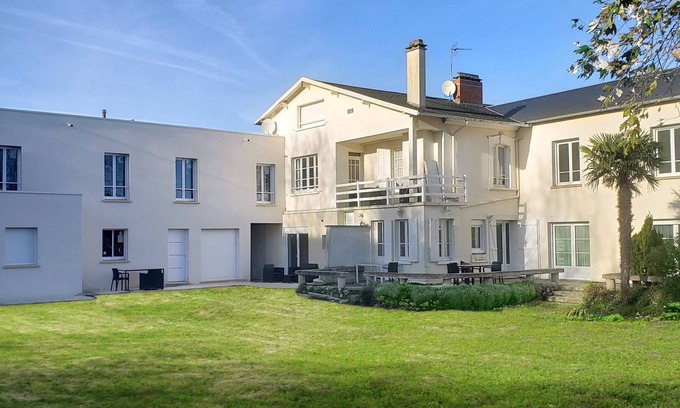 Hermanville-sur-Mer Apartment | Beautiful Duplex of 80 M² for 6/7 PERS, 100 METERS FROM THE BEACH, garden of 1000 m².