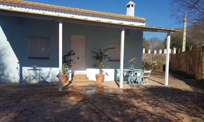 Almodovar del Rio Ski Chalet | Beautiful house with natural caves and salt water pool