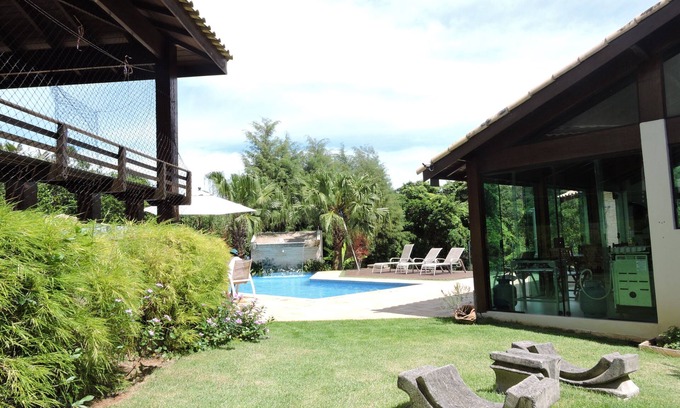 Parque dos Cafezais II Cottage | Beautiful house with incredible view/high standard/condominium/WiFi/heated pool/soccer field