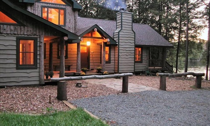 Saranac Lake Cabin | Beautiful lake camp on Upper Saranac Lake