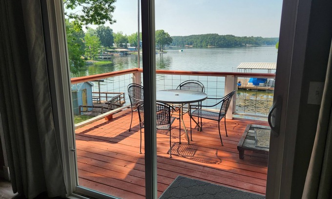 Marion House | Beautiful, LAKEFRONT Home at Lake of Egypt! Private dock, boat house and Beach!