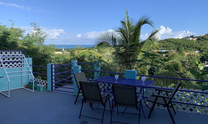 Villa Borinquen Apartment | Beautiful Loft-style unit with Ocean Views and Expansive Deck
