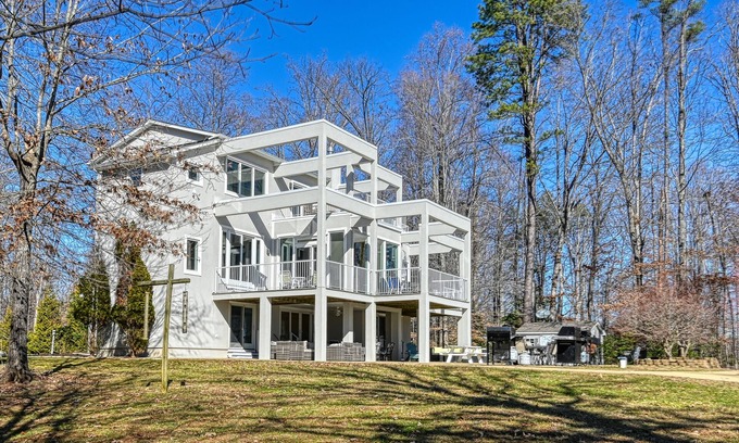 Bumpass House | Beautiful Private Lakefront Property with Amenities & Activities Galore!