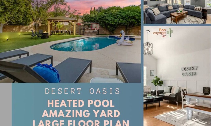 Arrowhead Ranch House | Beautiful Resort Style Home w/Heated Pool&Hot Tub