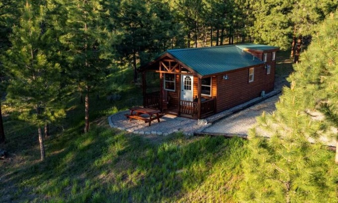 Florence Cabin | Beautiful Tiny Home in the Bitterroot - Views of Lolo Peak - Pet Friendly!
