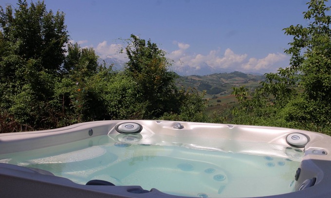 Marciano Villa | Beautiful villa and spa pool close to the sea with spectacular views. Free WiFi