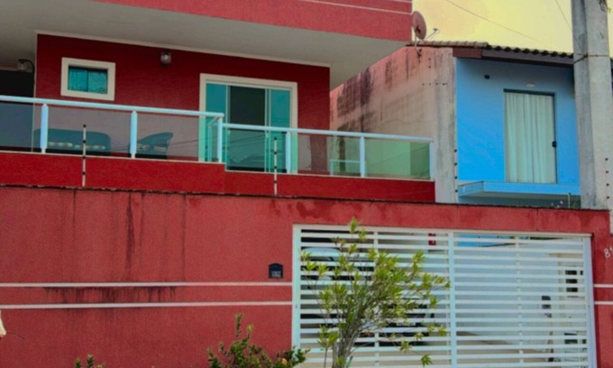 Jardim Casablanca House | Belíssima Casa em Peruíbe! Com ar Condicionado nos Dormitórios e Piscina