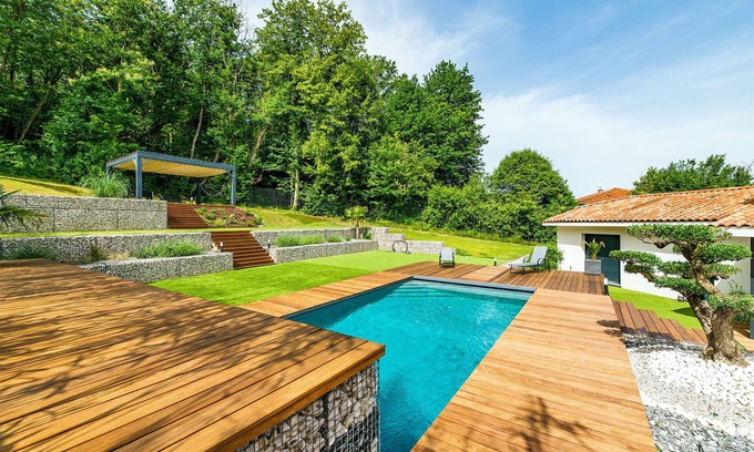 Coulounieix-Chamiers Villa | Belle Villa Contemporaine Vue Panoramique sur Perigueux