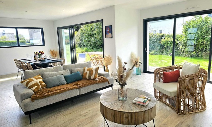 Golfe du Morbihan - Vannes Agglomeration House | Belle villa avec jardin,Arzon proche port du Crouesty 500m et proches plages 2km