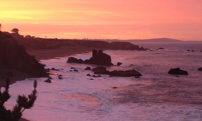 Sereno del Mar House | Best views on Sonoma Coast!Oceanfront,private hot tub, fire pit, pets considered