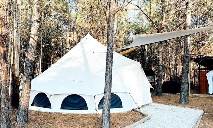 Conway RV Rental | 🐻 Big Bear Glamping | Spacious Forest Retreat 🌲🔥 Sleeps 8