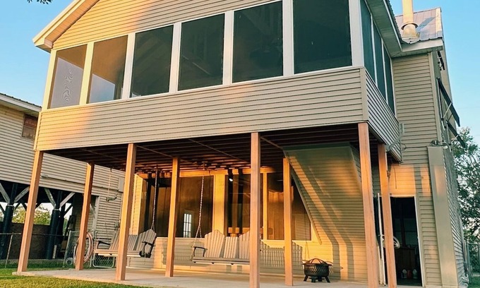 Lacombe House | Big Branch Waterfront Retreat: Private Dock, Boat Lift, and Outdoor Adventure