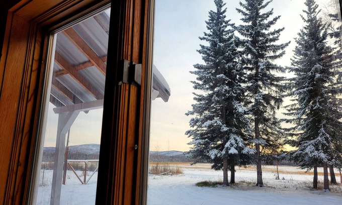 Fairbanks Cabin | Big sky aurora! stunning views