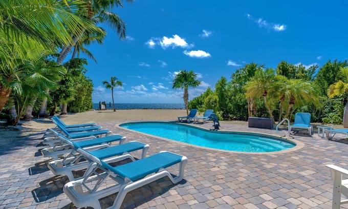 Islamorada House | Blue Dolphin Oceanfront Estate, Millionaire's Row, Private Saltwater Pool