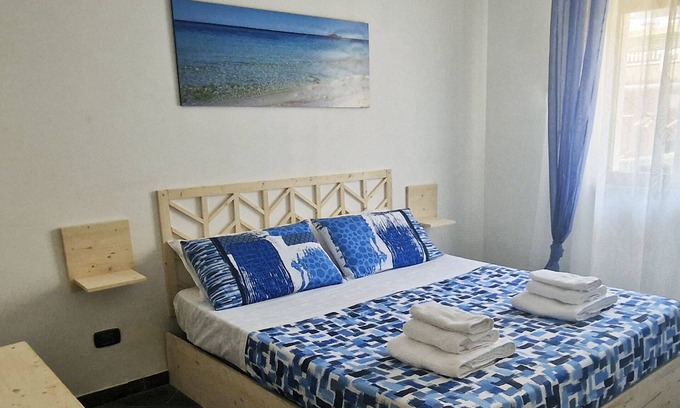 Isola delle Femmine Apartment | Blue Island House a few steps from the sea