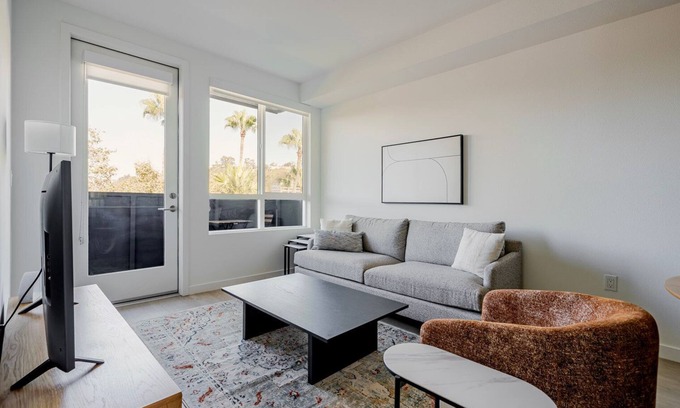 Mission Valley West Apartment | Blueground | Mission Valley West, balcony, nr Riverwalk