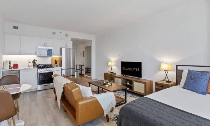 Atlantic City Apartment | Boardwalk CozySuites Condo with kitchen 40