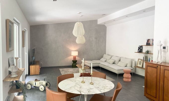 Luxembourg City Apartment | Boho Chic Penthouse
