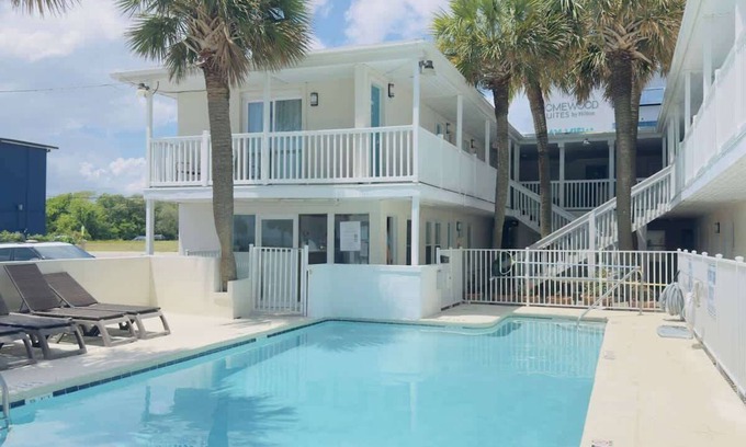 Downtown Myrtle Beach Apartment | Boutique on the beach, Studio #106 + Pool