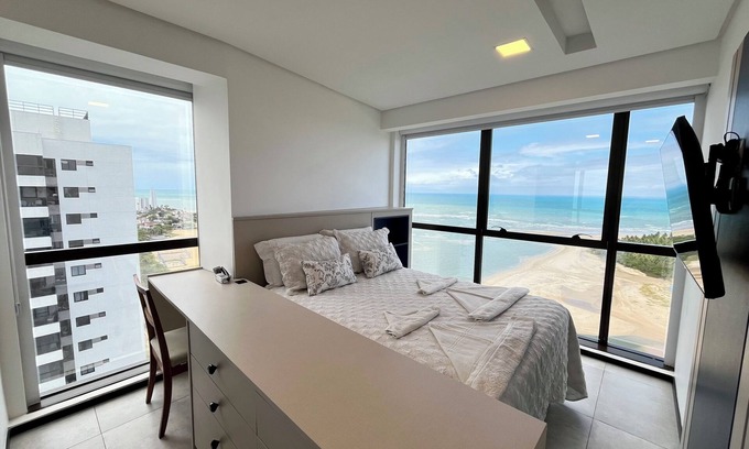 Barra de Jangada Apartment | Oceanfront Oasis – 2 Suites + Full Kitchen & Living Room