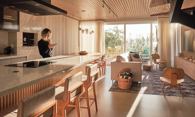 Florianopolis House | From living room to beach or pool! Gorgeous sunset!