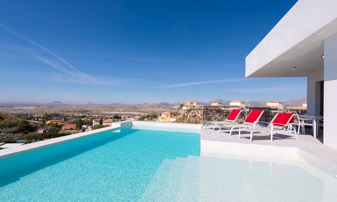 Llano de los Pastores Villa | Brand New Villa with pool, spectacular setting, Sleeps 10