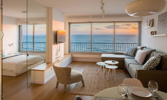 Netanya Apartment | Breathtaking Views - Steps to the Beach and the Center of Town