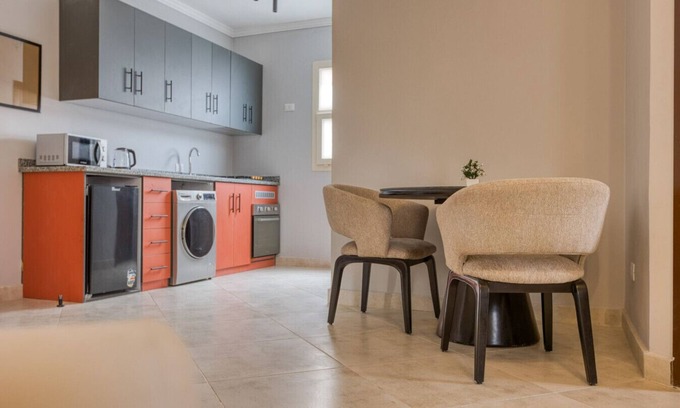 New Cairo Apartment | Bright 1BR Apt W/Balcony, Lotus, By Travelholic