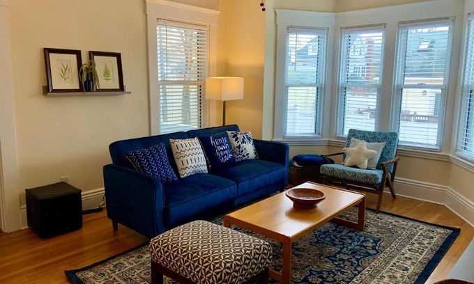 Wakefield Apartment | Bright 2 Br, Pets Welcome, Steps to Lake, Restaurants and Train