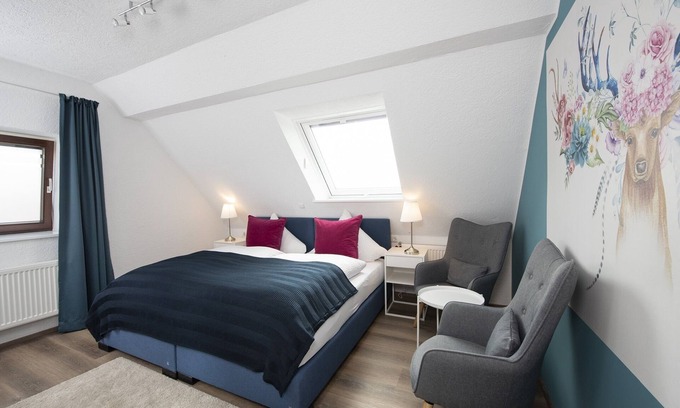 Dillingen an der Donau Apartment | Bright and spacious family room (39 sqm) for up to 4 people with free WiFi