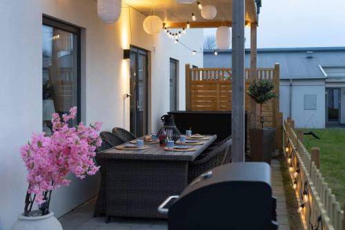 Bastad House | Bright Ground Floor Corner Home with Cozy Outdoor