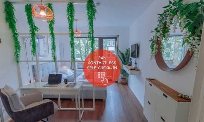Pempelfort Condo | Business flat near Trade Fair/HBF WiFi Netflix