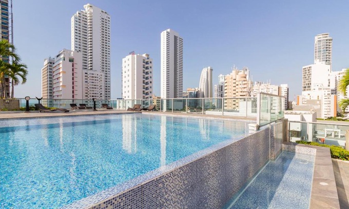 Bocagrande Apartment | Cómodo moderno apto en Bocagrande a 2' de la plaza