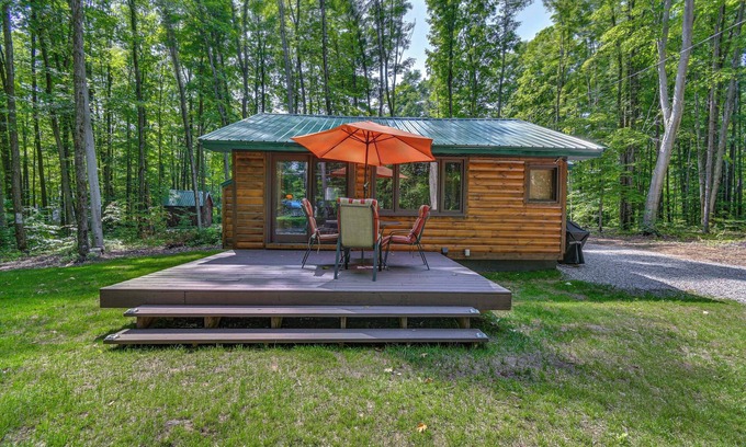 Kalkaska Cabin | Cabin 600' to Manistee Lake Private Shared Access
